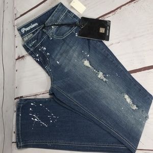 Distressed ZCO skinny Leg Jeans Sz 11